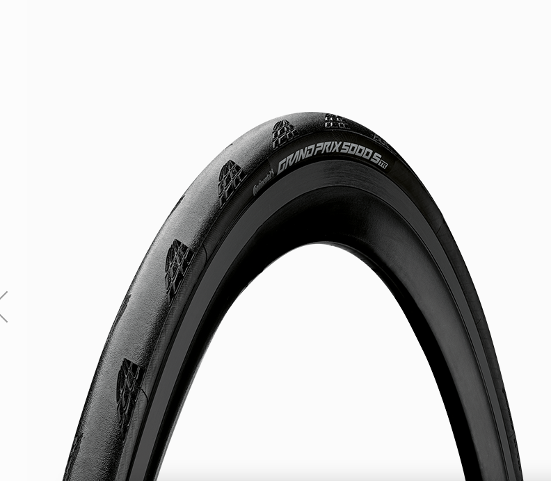 Continental Grand Prix 5000 S Tubeless Redy 700x25C Nero